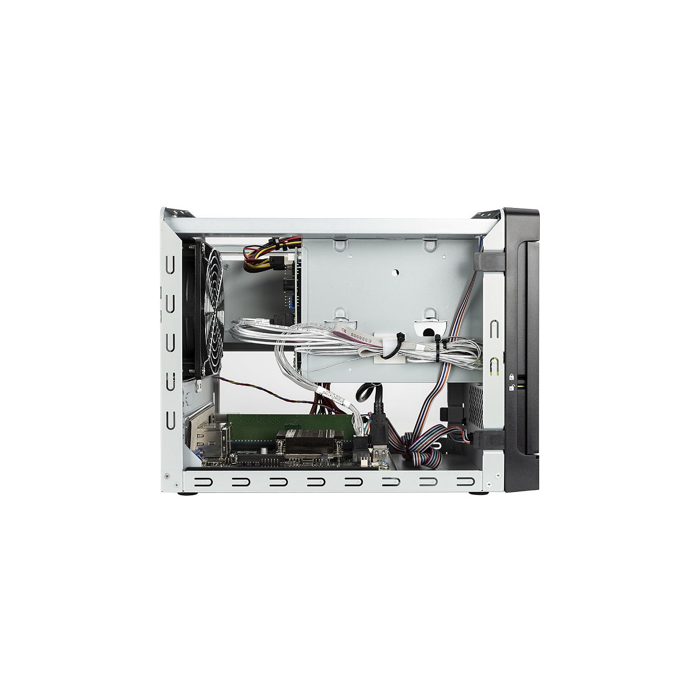 Server bluechip SERVERline T10302s Cube. Atom C3558 16 GB DDR4. 960 GB SSD. 4 x Gigabit Ethernet
