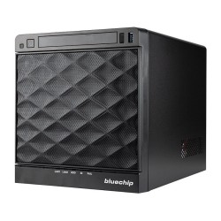 Server bluechip SERVERline T10302s Cube. Atom C3558 16 GB DDR4. 960 GB SSD. 4 x Gigabit Ethernet