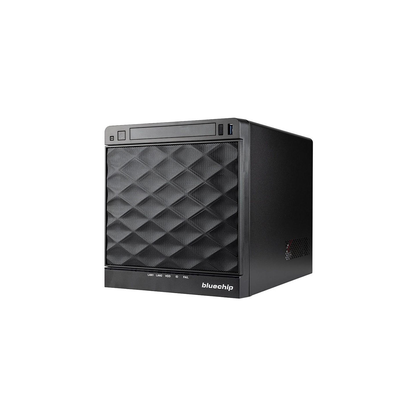 Server bluechip SERVERline T10302s Cube. Atom C3558 16 GB DDR4. 960 GB SSD. 4 x Gigabit Ethernet