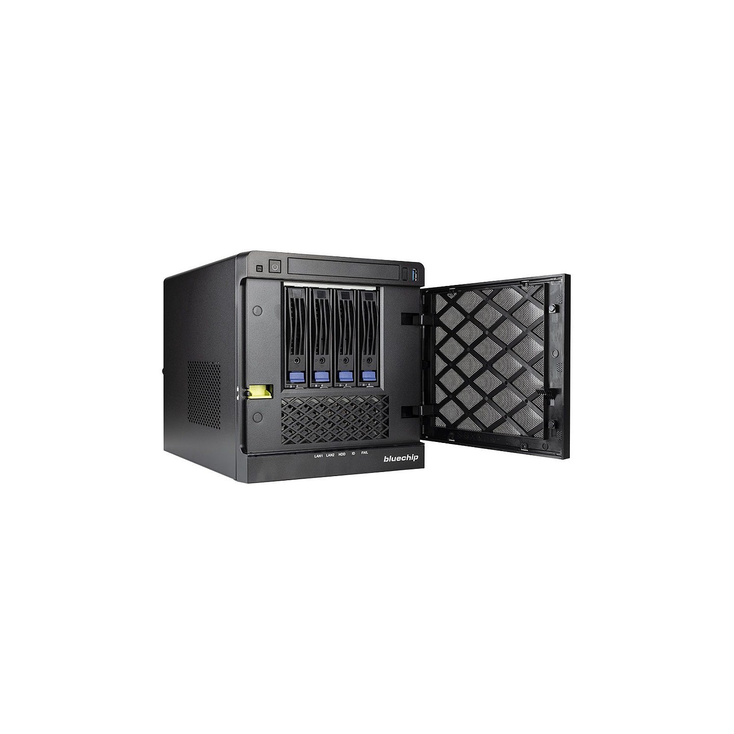 Server bluechip SERVERline T10302s Cube. Atom C3558 16 GB DDR4. 960 GB SSD. 4 x Gigabit Ethernet