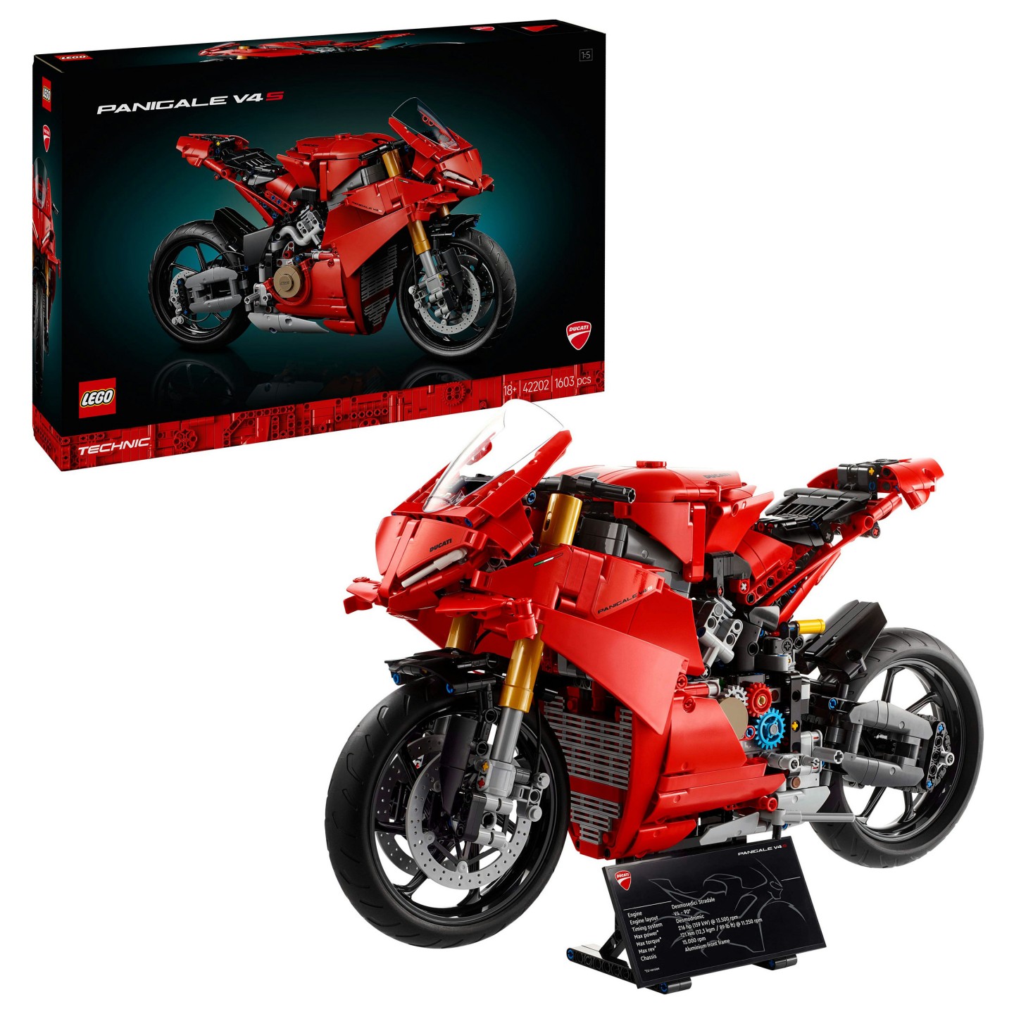 LEGO 42202 Technic Ducati Panigale V4 S Motorrad — Buy in Cyprus with Fast Delivery