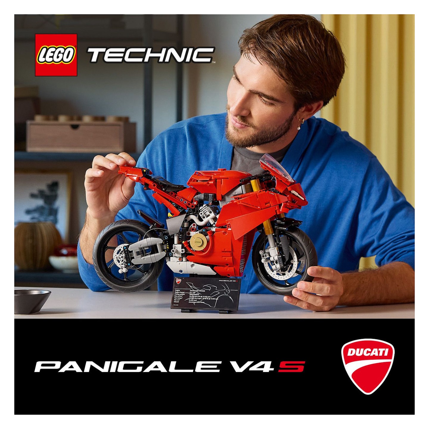 LEGO 42202 Technic Ducati Panigale V4 S Motorrad — Buy in Cyprus with Fast Delivery