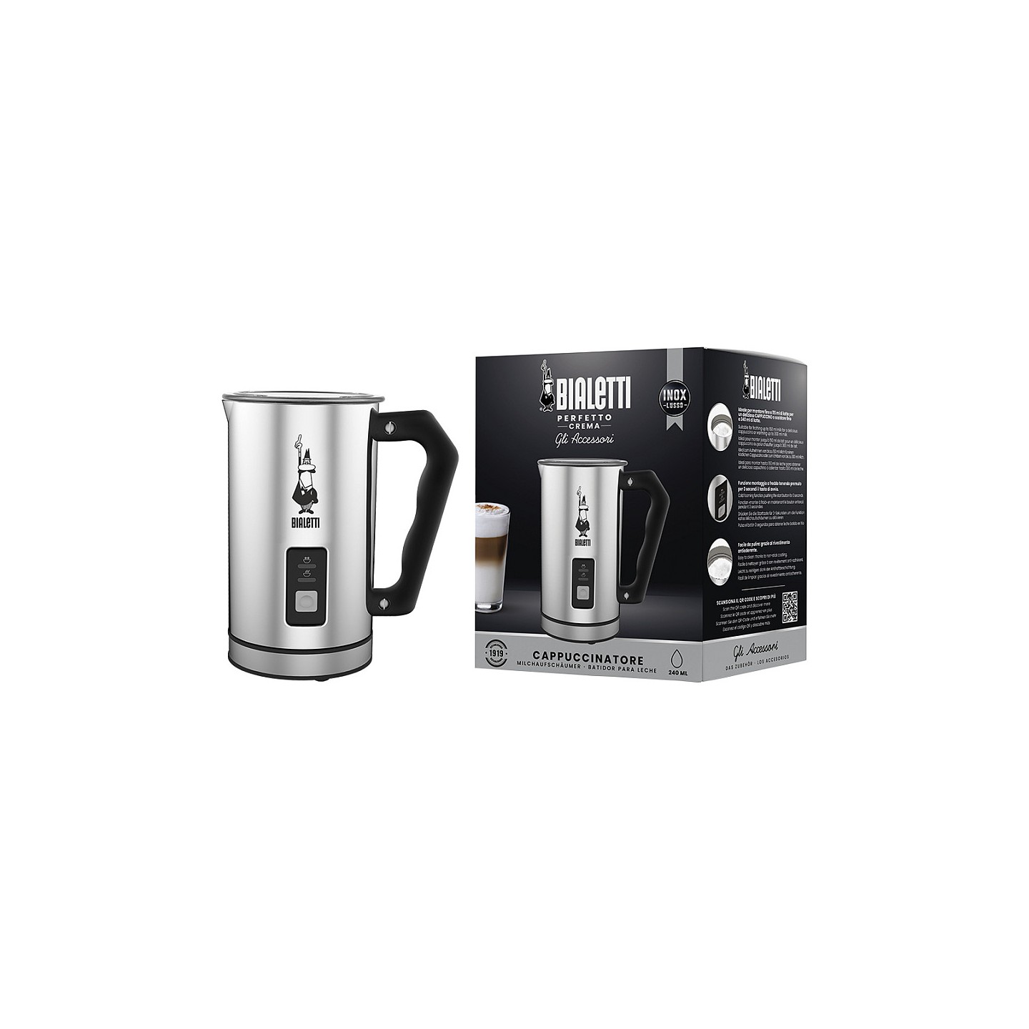 Bialetti MK01 Milchaufschumer Edelstahl — Buy in Cyprus with Fast Delivery