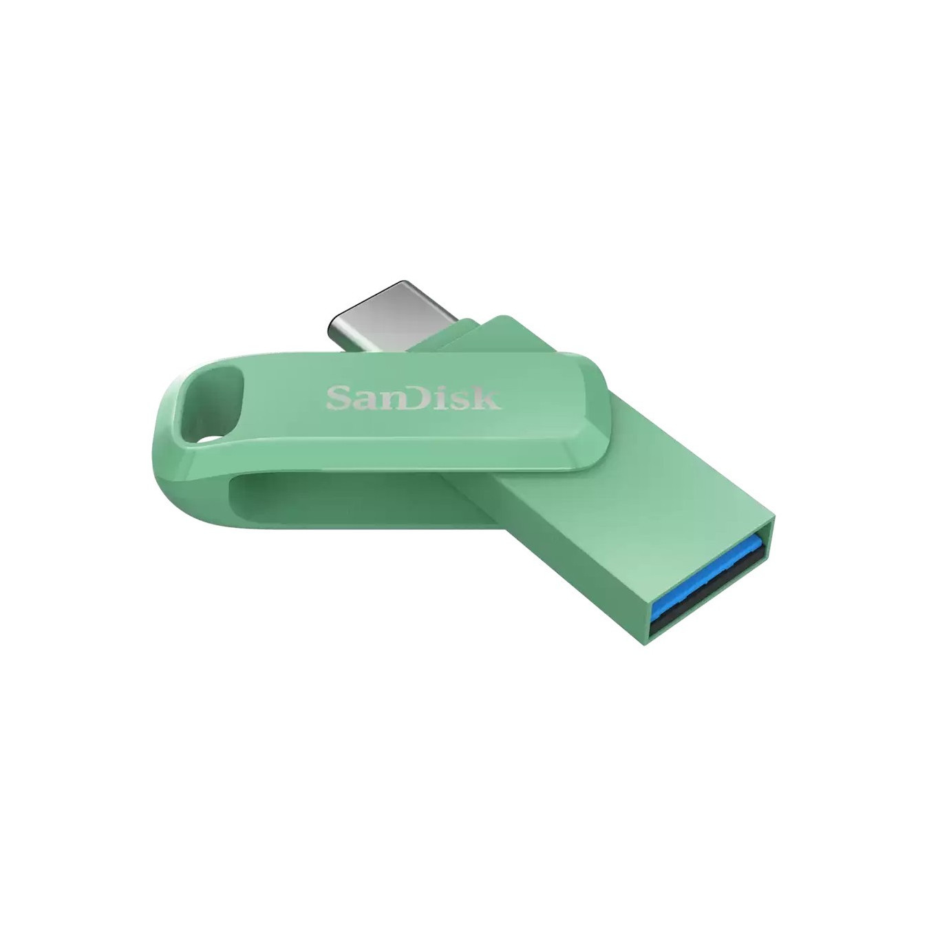 SanDisk Ultra Dual Drive Go - 1TB USB Type-C Flash Drive - Green, USB 3.2 Gen1, 400MB/s, Swivel