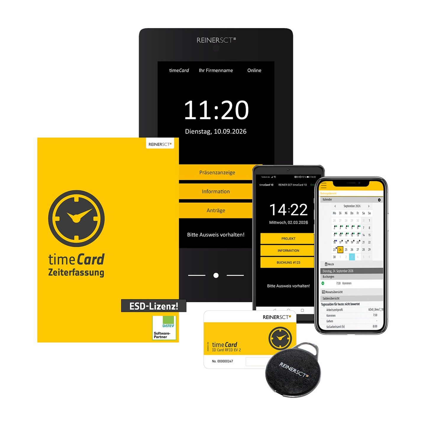 REINER SCT timeCard 10 - Jahreslizenz 10 Mitarbeiter - ESD — Buy in Cyprus with Fast Delivery