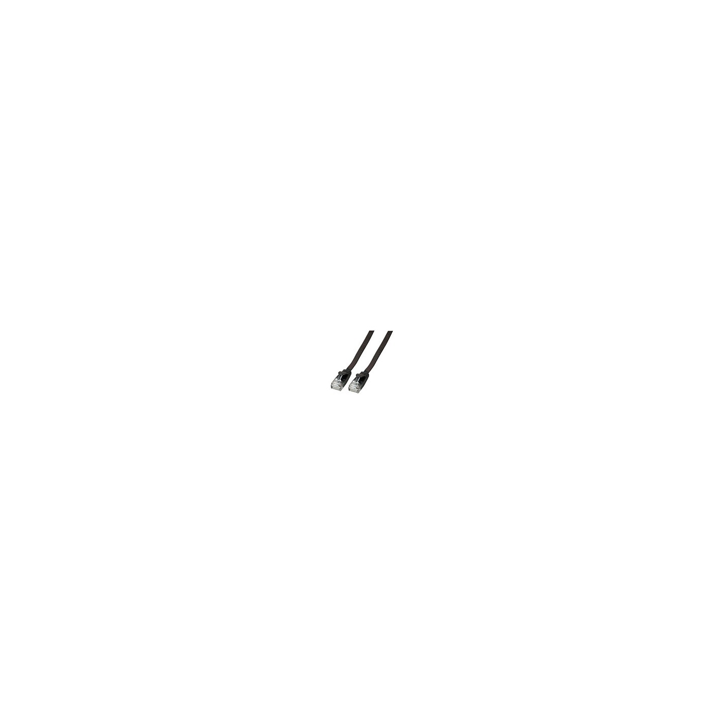 EFB RJ45 Flachpatchkabel U UTP. Cat.6A. PVC. 1.5m. schwarz — Buy in Cyprus with Fast Delivery