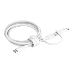 Belkin BOOST CHARGE 2-in-1 Kabel USB-C Lig.1.5m ws.CAC003hq1.5MWH — Buy in Cyprus with Fast Delivery