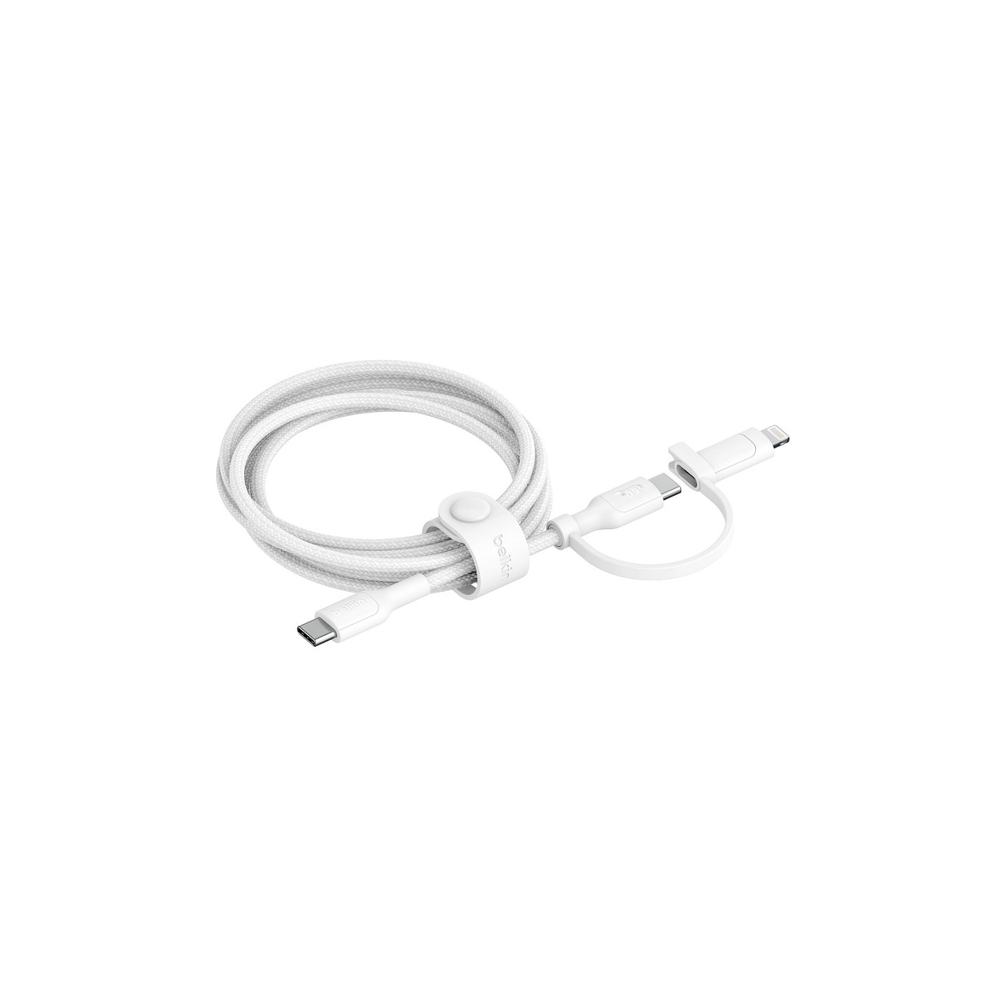Belkin BOOST CHARGE 2-in-1 Kabel USB-C Lig.1.5m ws.CAC003hq1.5MWH — Buy in Cyprus with Fast Delivery