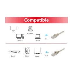 Equip Patchkabel Cat6 U UTP 2xRJ45 0.15m beige Polybeutel — Buy in Cyprus with Fast Delivery