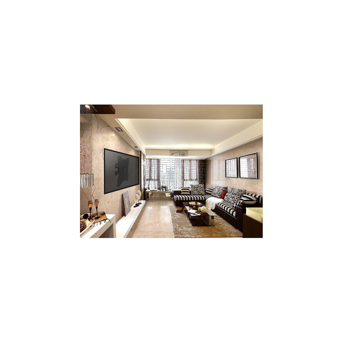 Equip Wandhalterung 23'-42' 1TFT schwenkb. 25Kg sw retail — Buy in Cyprus with Fast Delivery