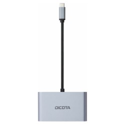 D Dicota USB-C Portable 5-in1 Docking Station 4K HDMI DP PD — Buy in Cyprus with Fast Delivery