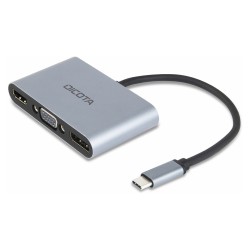 D Dicota USB-C Portable 5-in1 Docking Station 4K HDMI DP PD — Buy in Cyprus with Fast Delivery