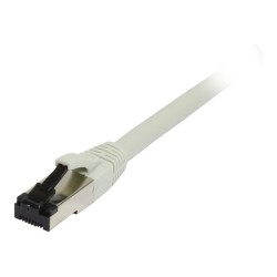 Synergy21 Patchkabel RJ45. CAT8.1 2000Mhz. 0.25m. grau. S-STP(S FTP). TPE(Ultra SuperFlex). AWG26.