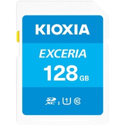 Buy Kioxia Exceria SDXC Memory Card - 128GB - Blue, Class 10 UHS-I (U1), 100 MB/s in Cyprus, Nicosia, Limassol, Larnaka, Pafos