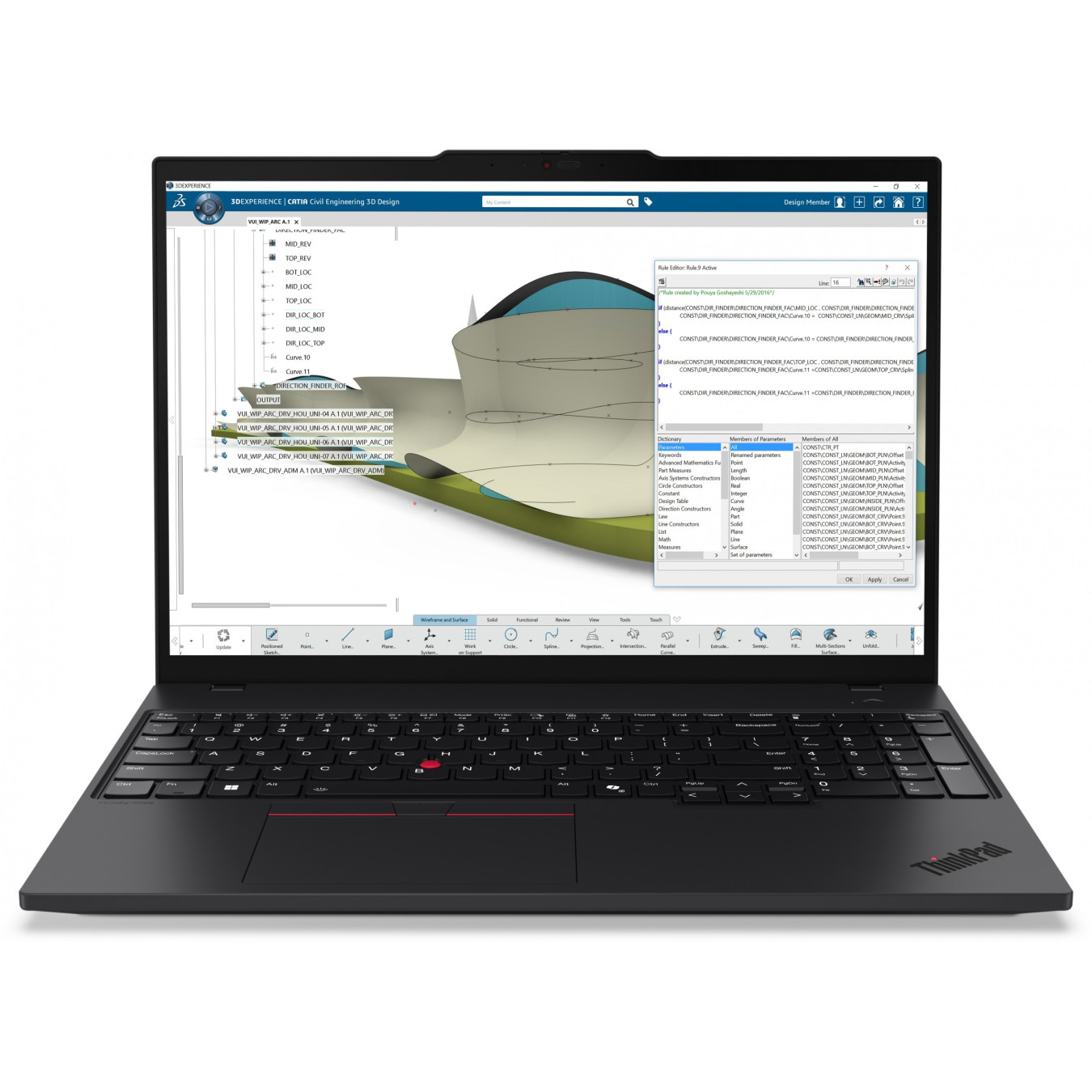 Lenovo ThinkPad P16s Gen 4 - P16s - Black, 64GB DDR5, 1TB SSD, AMD Ryzen AI 9 HX Pro 370 2.0GHz, 16-inch WUXGA, Windows 11 Pro