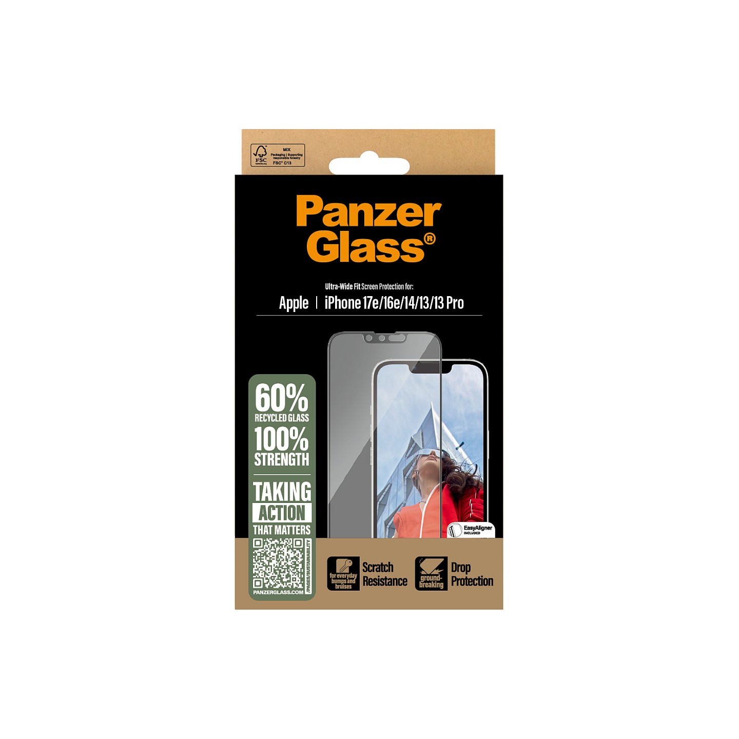 PanzerGlass UWF iPhone 16e. 14. 13. 13 Pro — Buy in Cyprus with Fast Delivery