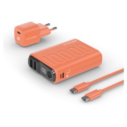 RealPower Powerbank PB-10000 Set orange 10.000mAh — Buy in Cyprus with Fast Delivery