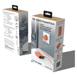 RealPower Powerbank PB-10000 Set orange 10.000mAh — Buy in Cyprus with Fast Delivery