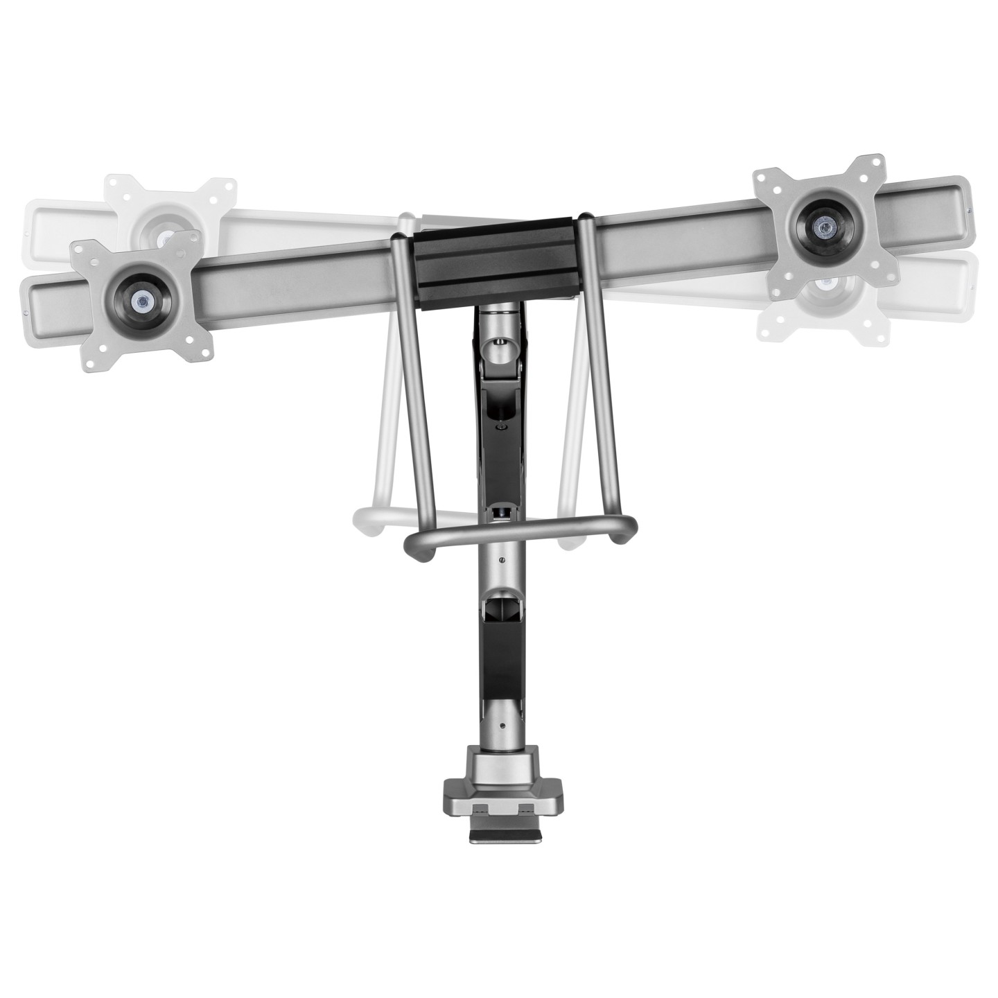 Equip Tischhalterung 17'-32' 2TFT 360° Gasfeder 9Kg silber lite Retail — Buy in Cyprus with Fast Delivery
