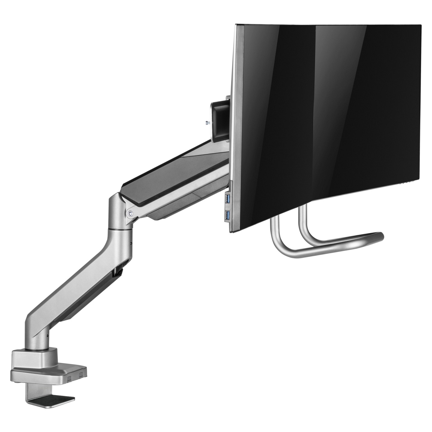 Equip Tischhalterung 17'-32' 2TFT 360° Gasfeder 9Kg silber lite Retail — Buy in Cyprus with Fast Delivery