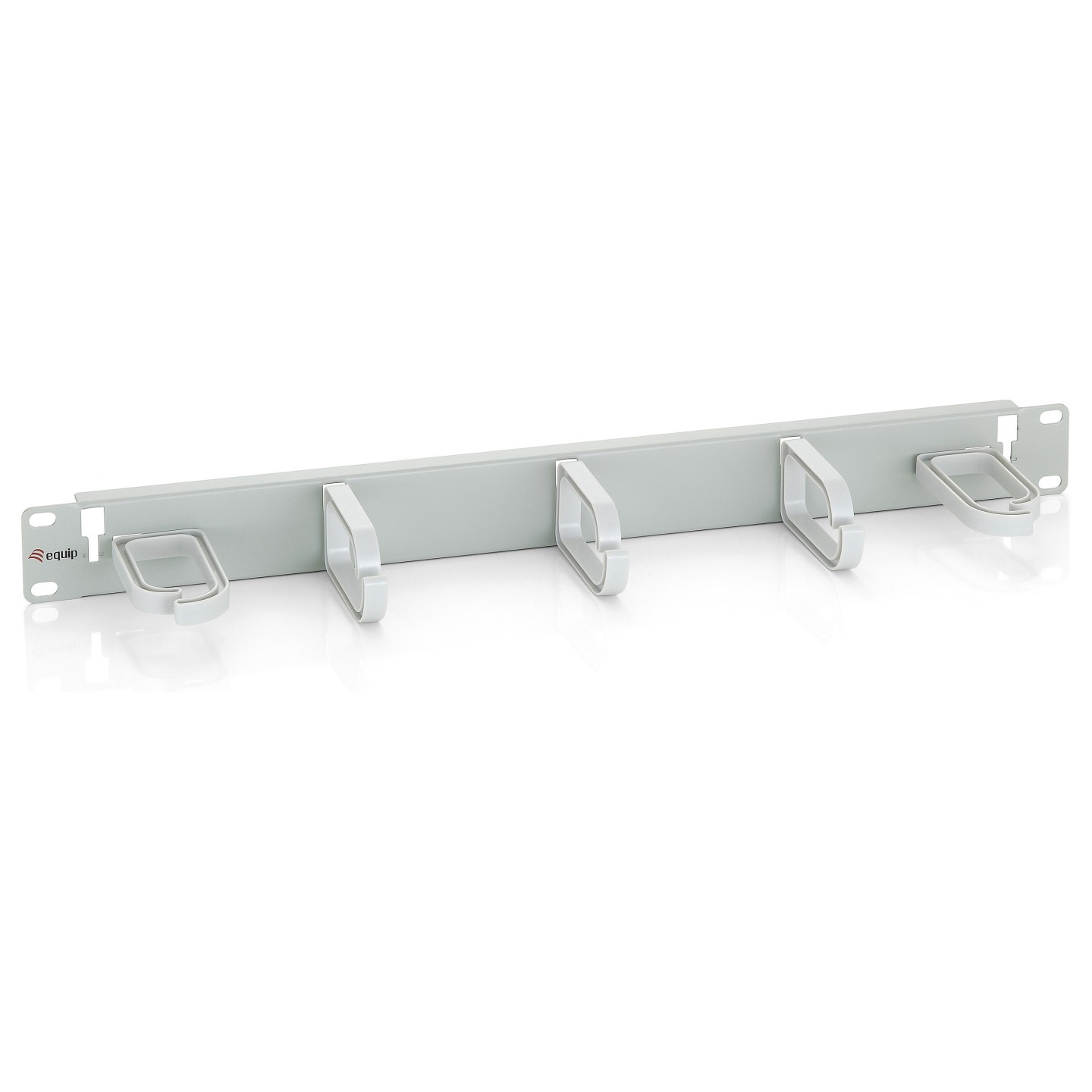 Equip Kabelmanagement Panel 19' 1HE hellgrau RAL 7035 — Buy in Cyprus with Fast Delivery