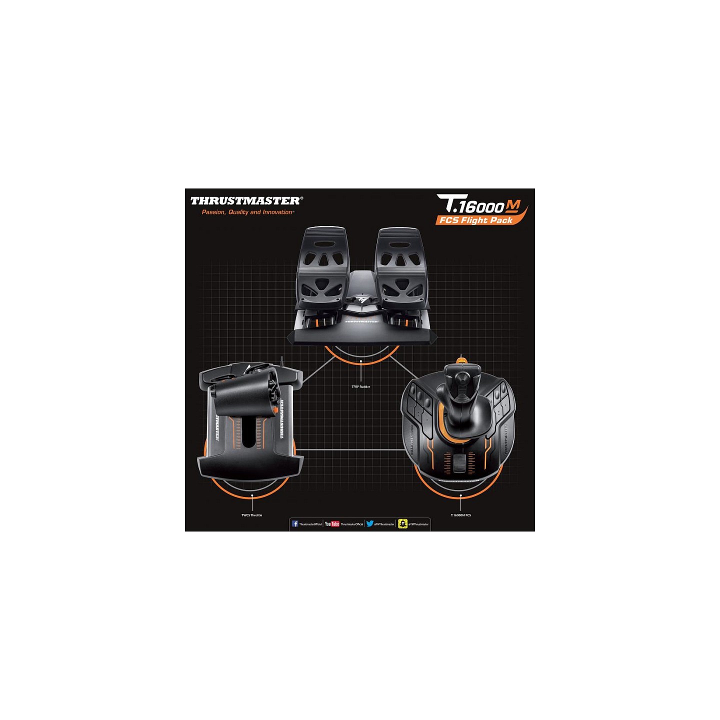 Thrustmaster T.16000M FCS Flight Pack (PC) — Buy in Cyprus with Fast Delivery