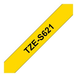 BROTHER P-Touch TZE-S621 schwarz auf gelb 9mm extra gluey — Buy in Cyprus with Fast Delivery