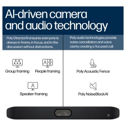 Poly Studio X32 All-In-One Video Bar No Radio — Buy in Cyprus with Fast Delivery