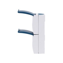 BUSCH JAEGER BJ 20-02EW-53 Steckdose m.Klappdeckel senkrecht 2f ocean IP44 grau blau — Buy in Cyprus with Fast Delivery