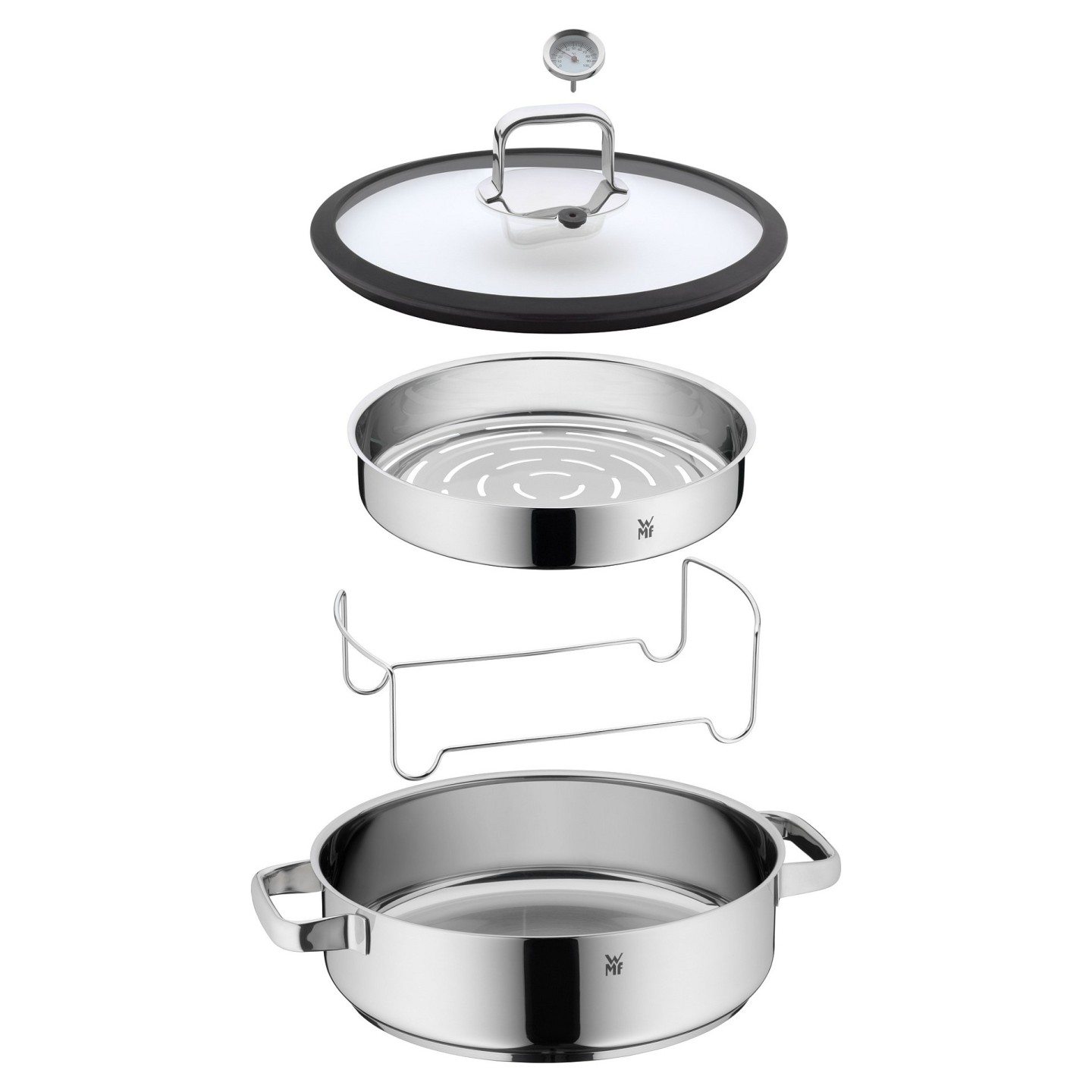 WMF Vitalis Dampfgarer mit Glasdeckel 28cm — Buy in Cyprus with Fast Delivery