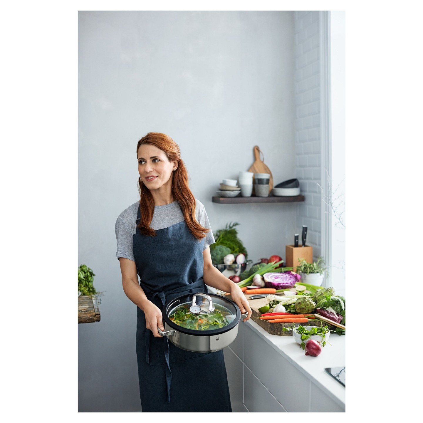 WMF Vitalis Dampfgarer mit Glasdeckel 28cm — Buy in Cyprus with Fast Delivery
