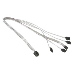 Supermicro MiniSAS HD to 4 SATA 50 50 60 70cm Cable — Buy in Cyprus with Fast Delivery