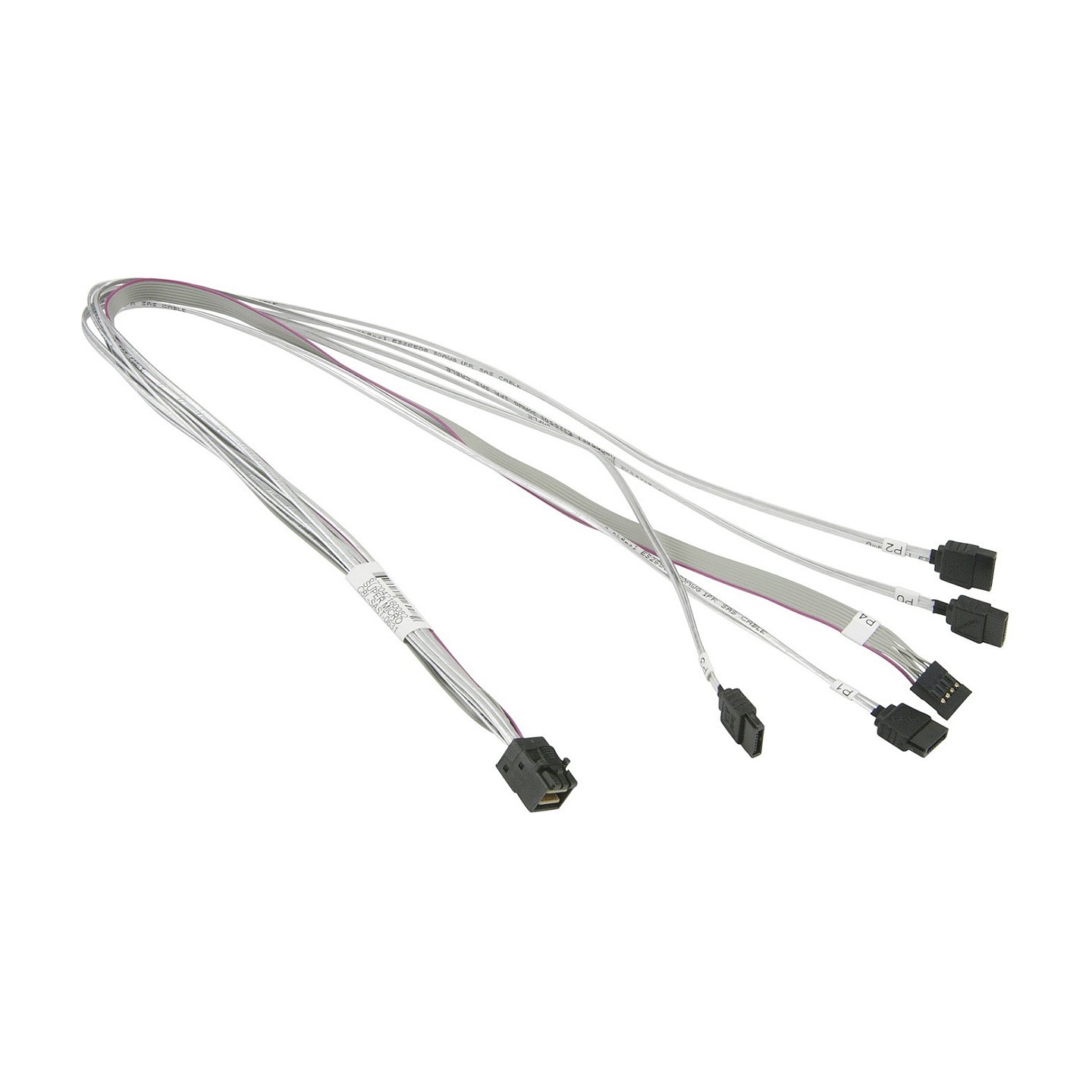 Supermicro MiniSAS HD to 4 SATA 50 50 60 70cm Cable — Buy in Cyprus with Fast Delivery