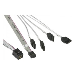 Supermicro MiniSAS HD to 4 SATA 50 50 60 70cm Cable — Buy in Cyprus with Fast Delivery