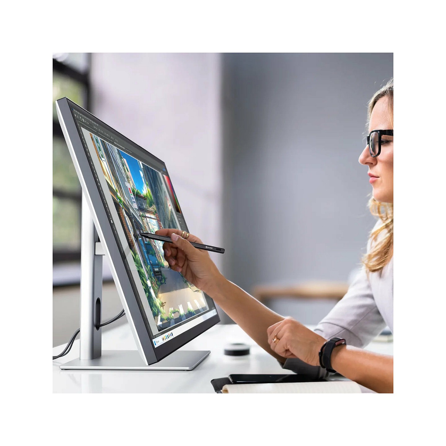 Alogic Clarity Max Touch 32 UHD 4K Monitor with 65W + 8MP Webcam — Buy in Cyprus with Fast Delivery