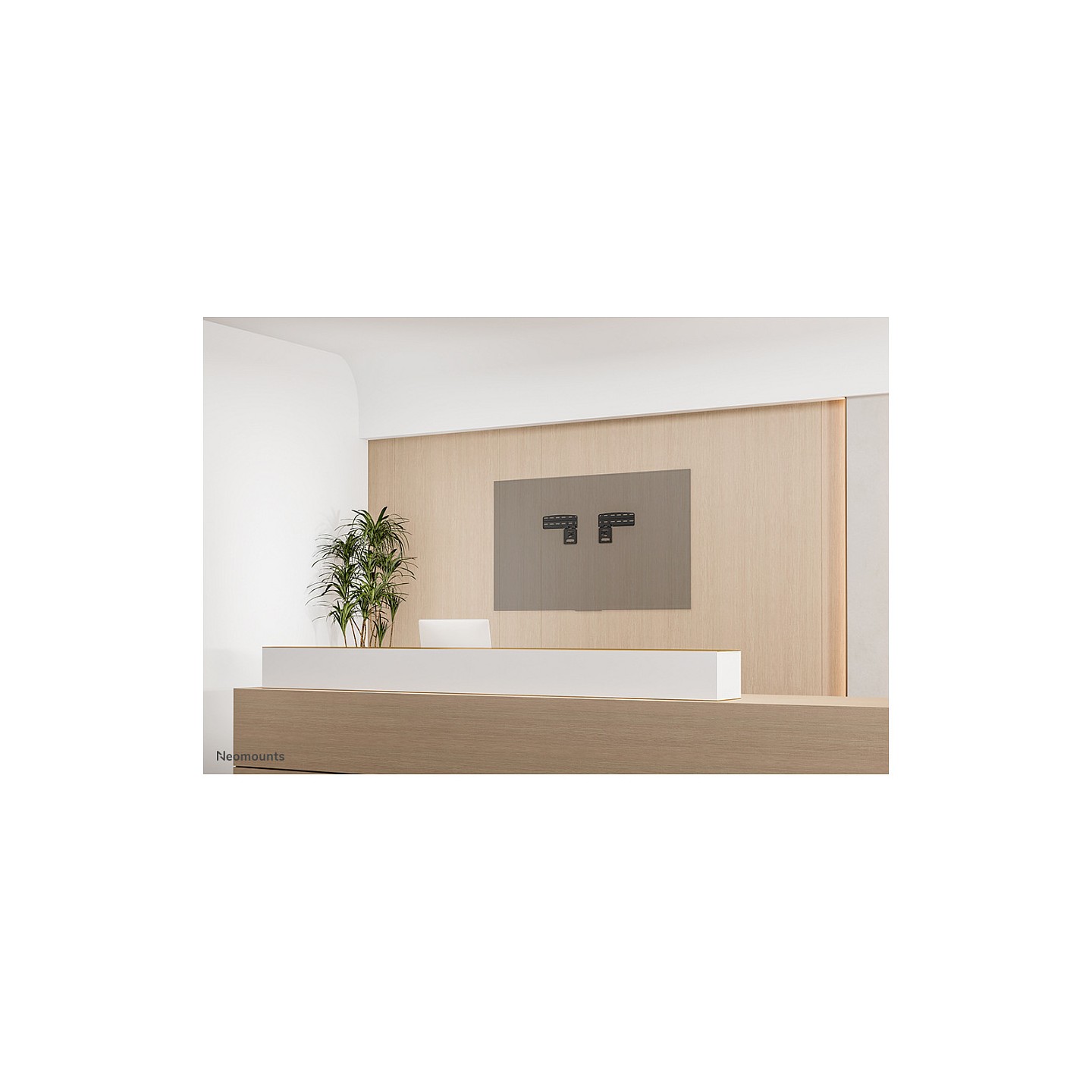 Neomounts TV Wandhalterung 43 85 Zoll ultra flach fixiert schwarz WL30 265BL1 — Buy in Cyprus with Fast Delivery