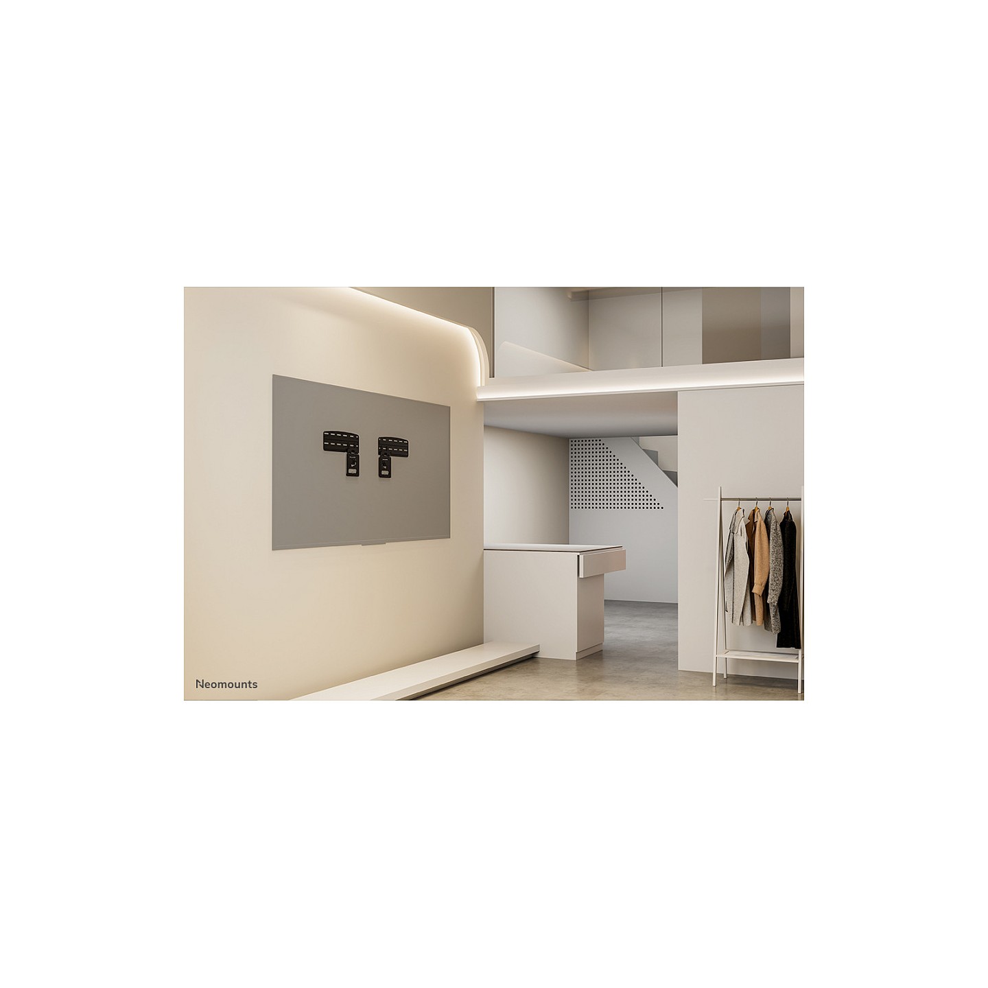 Neomounts TV Wandhalterung 43 85 Zoll ultra flach fixiert schwarz WL30 265BL1 — Buy in Cyprus with Fast Delivery