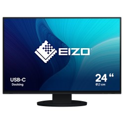 EIZO 61.0cm (24') EV2485-BK 16:10 HDMI+DP+USB-C IPS bl. — Buy in Cyprus with Fast Delivery
