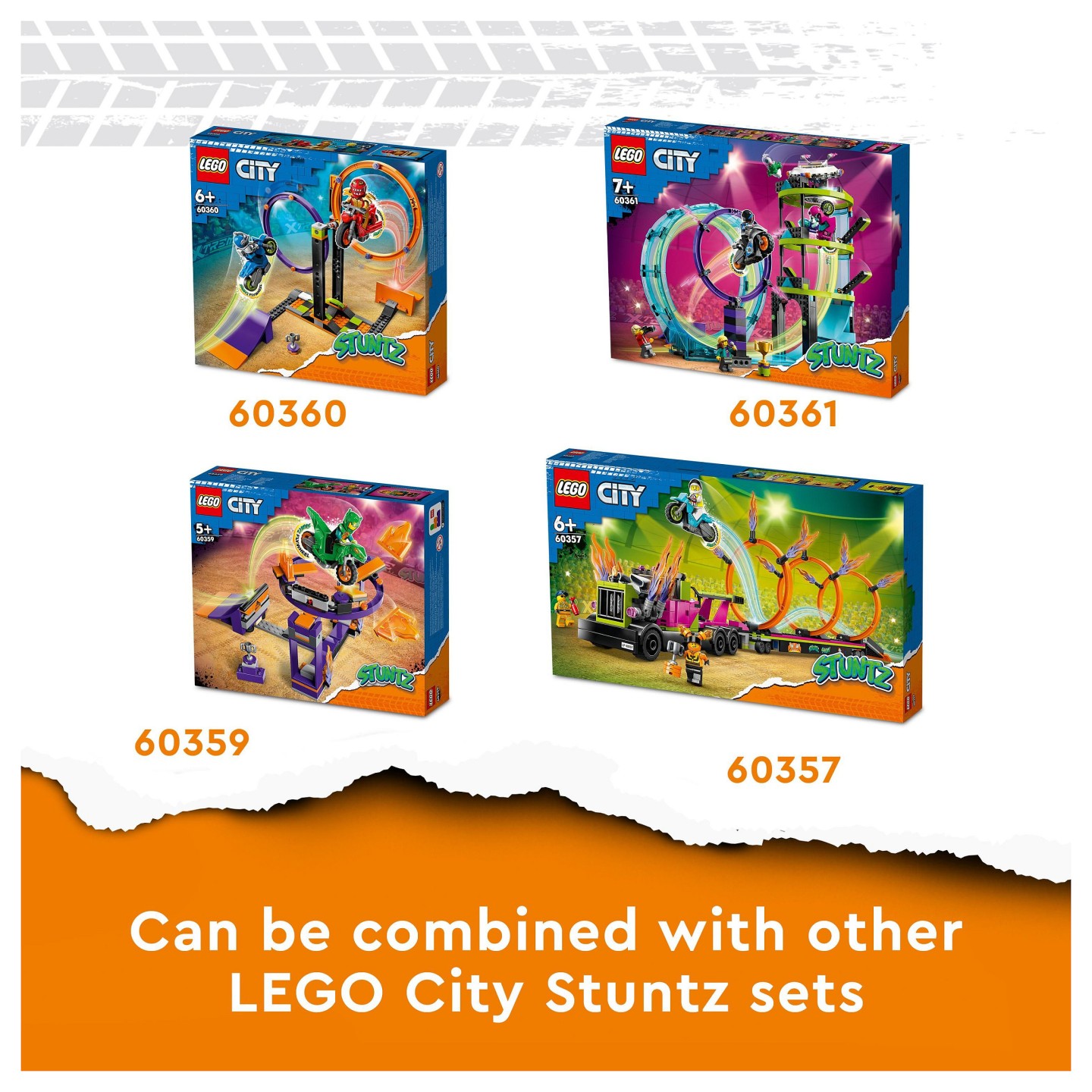 LEGO City Stuntz 60361 Ultimative Stuntfahrer-Challenge — Buy in Cyprus with Fast Delivery