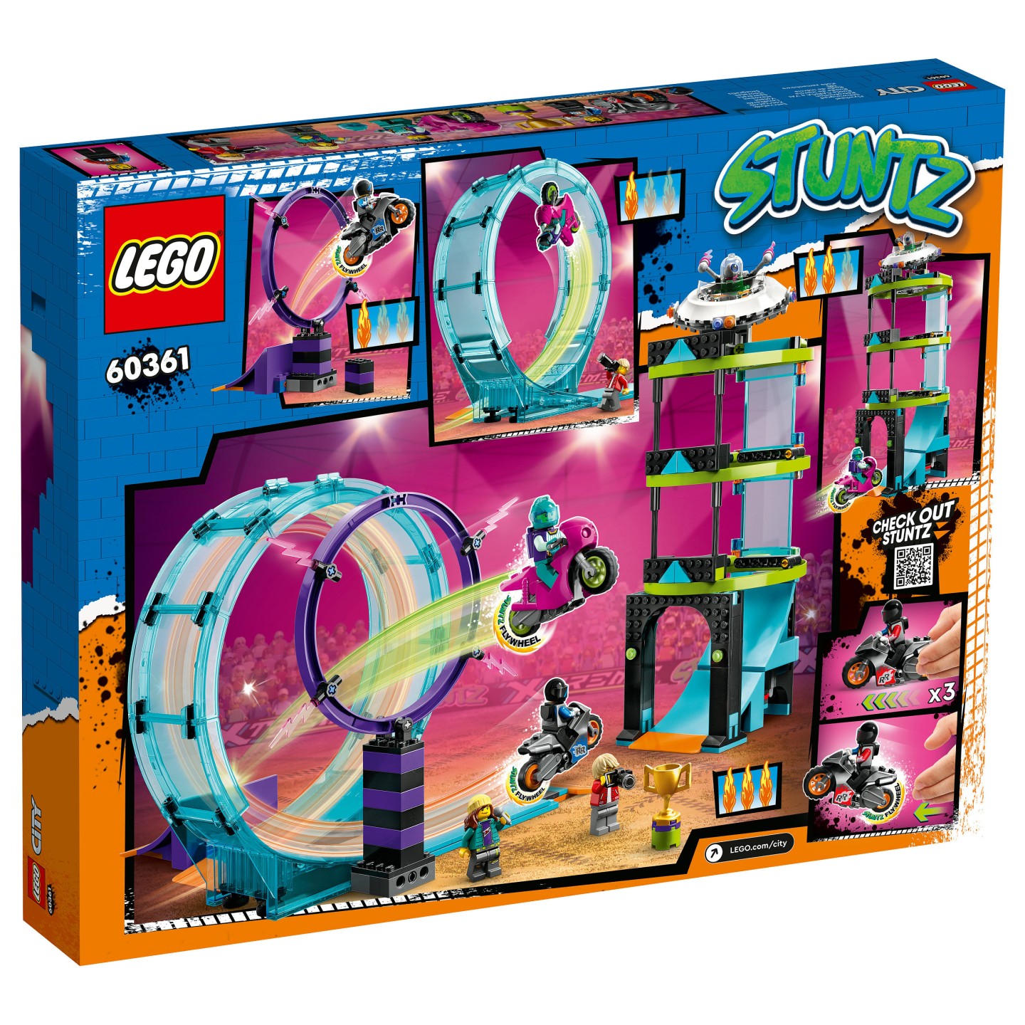 LEGO City Stuntz 60361 Ultimative Stuntfahrer-Challenge — Buy in Cyprus with Fast Delivery