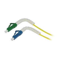 Synergy21 LWL-1-Faser-Patchk. 7.5mtr.LC-LC(APC). 9 125u. OS2. G657A2. AD2mm. flexible Knickschutztülle
