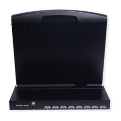 VALUE 19-Zoll-KVM-Switch. 8-Port. 43 cm (17') TFT (4:3). VGA. USB. FR-Layout — Buy in Cyprus with Fast Delivery