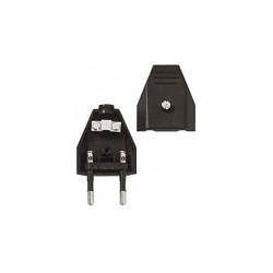 BACHMANN Euroflachstecker 2.5A 250VAC schwarz Montage — Buy in Cyprus with Fast Delivery