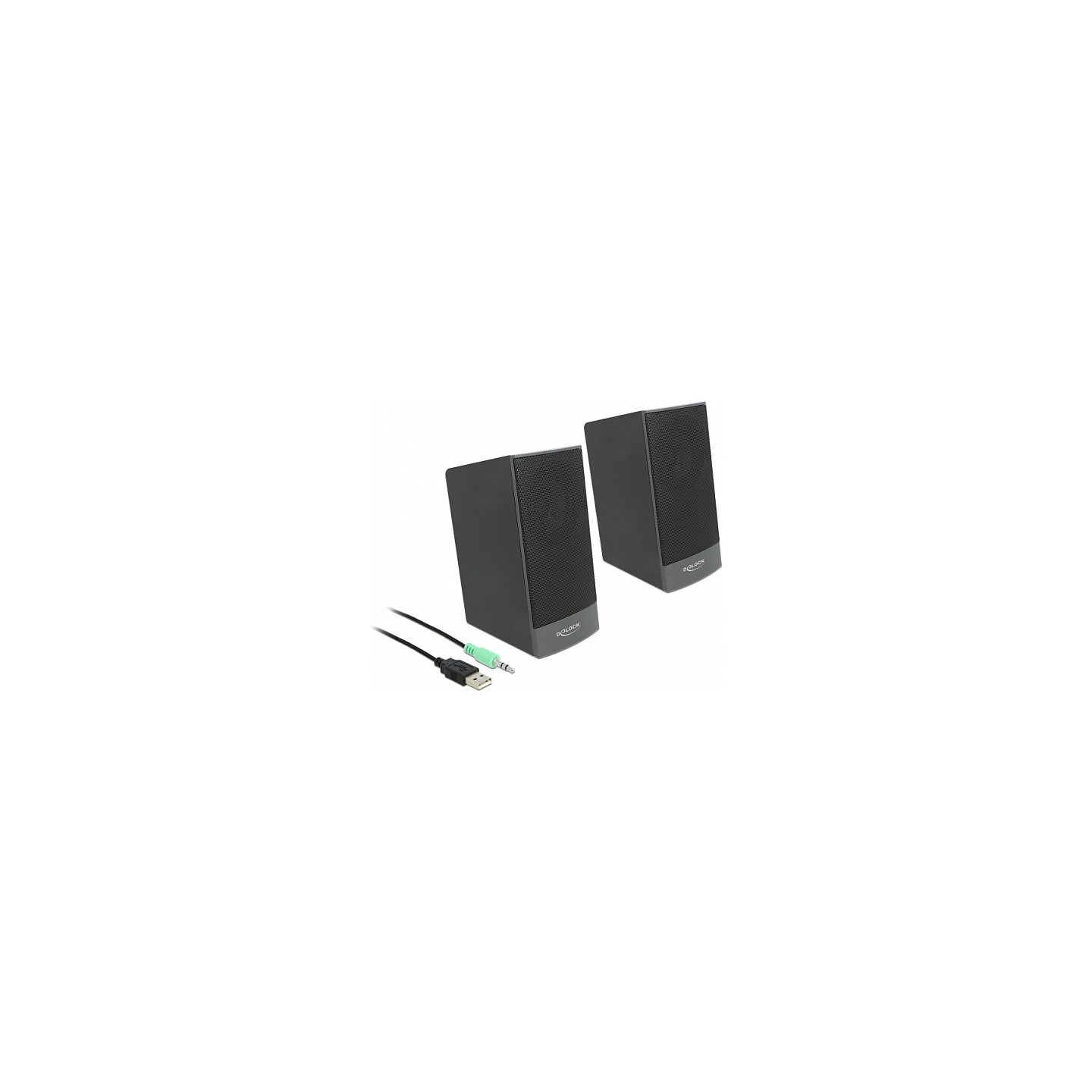 Stereo 2.0 PC Lautsprecher mit 3.5 mm Klinkenstecker und USB Stromversorgung — Buy in Cyprus with Fast Delivery