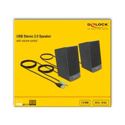 Stereo 2.0 PC Lautsprecher mit 3.5 mm Klinkenstecker und USB Stromversorgung — Buy in Cyprus with Fast Delivery