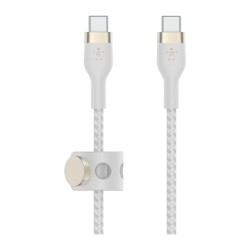 Belkin USB-C auf USB-C Kabel geflochten. Weiß. 60W. 1m — Buy in Cyprus with Fast Delivery