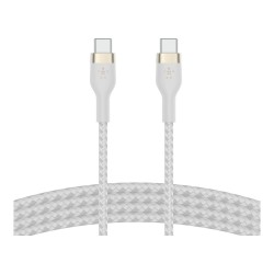 Belkin USB-C auf USB-C Kabel geflochten. Weiß. 60W. 1m — Buy in Cyprus with Fast Delivery