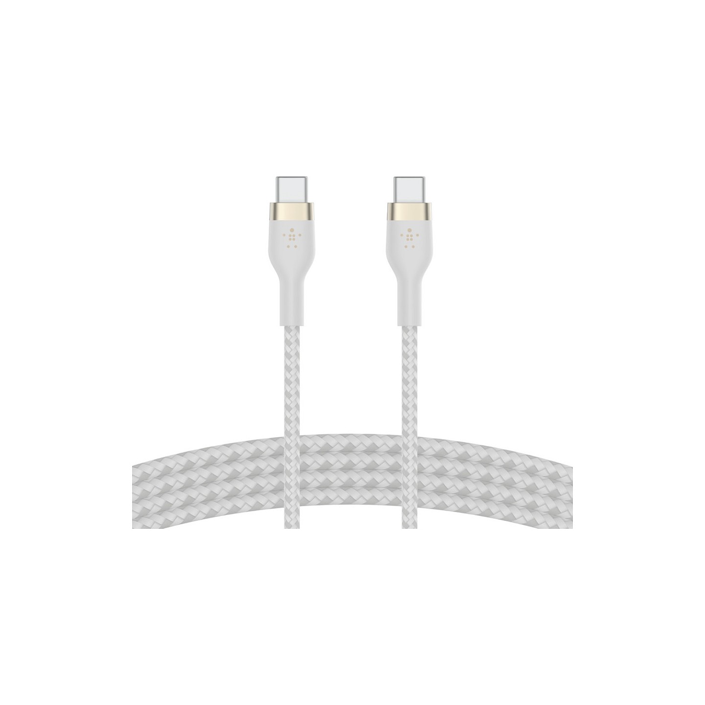 Belkin USB-C auf USB-C Kabel geflochten. Weiß. 60W. 1m — Buy in Cyprus with Fast Delivery