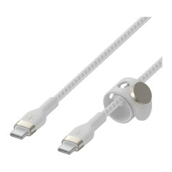 Belkin USB-C auf USB-C Kabel geflochten. Weiß. 60W. 1m — Buy in Cyprus with Fast Delivery