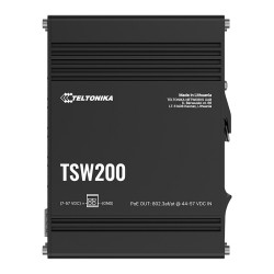 Teltonika · Switch · TSW200 · 8 Port Gigabit Industrial unmanaged PoE+ Switch. 2 SFP — Buy in Cyprus with Fast Delivery